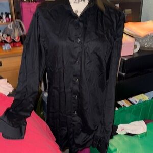 George Sateen Black Shirt